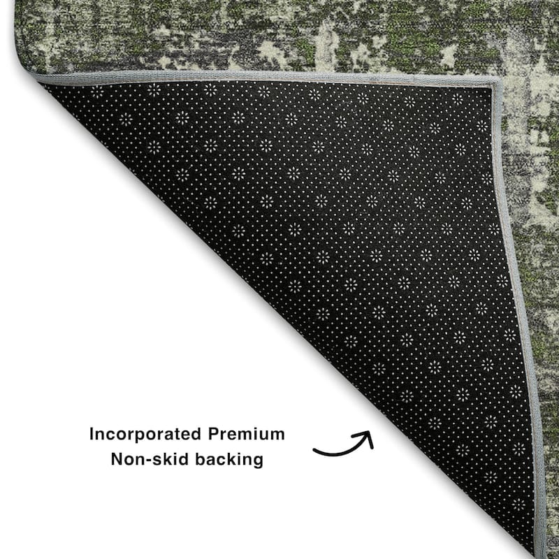 Premium Washable Super Soft Modern Hatch Mayfield Rug