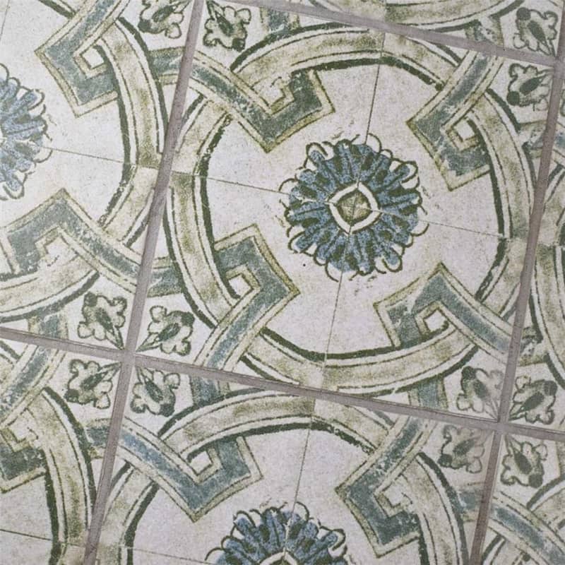 Merola Tile Klinker Retro Blanco Coreo 12-3/4" x 12-3/4" Ceramic Floor and Wall Tile