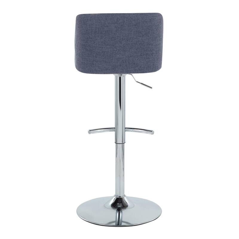 Strick & Bolton Oscar Adjustable Bar Stool with Rounded T Footrest (Set of 2)