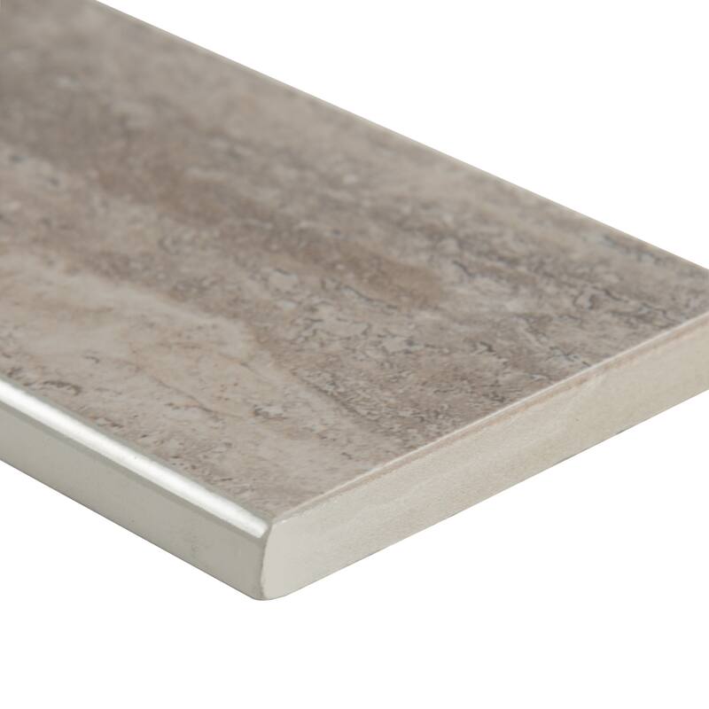 Ackland AKNPTLIN3X18P-BN Linden 18" x 3" Polished Porcelain Thin-Set