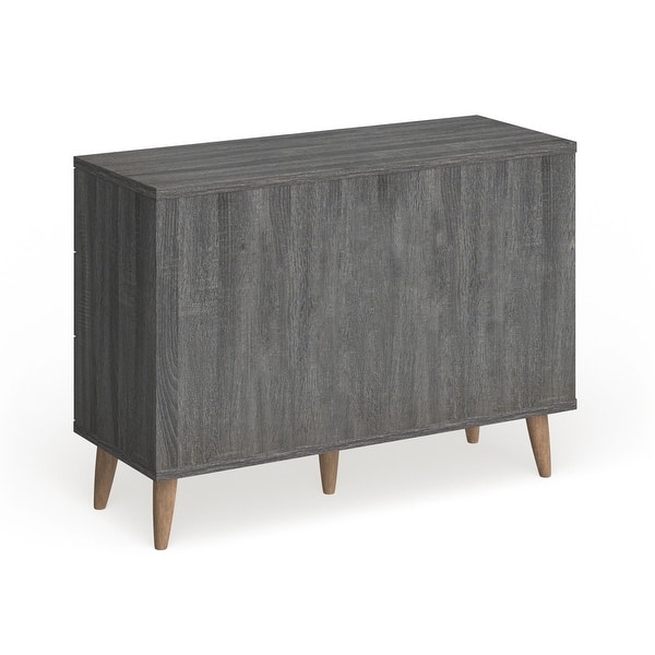 gray mid century modern dresser Queenstown Gray and Wood Mid Century Modern Dresser Makeover | Little House  of Four