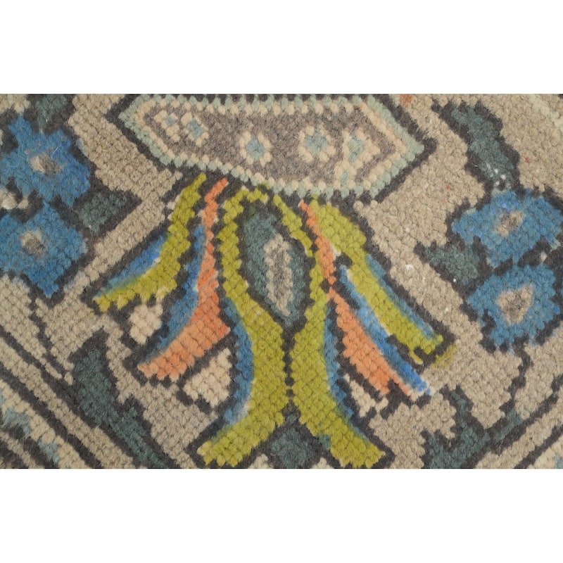 Hand Knotted Oriental 100% Wool Carpet Traditional Floral Yellow & Gold Tabriz Area Rug - 12' 6'' X 9' 6''