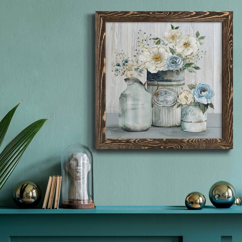 French Garden Flowers II-Premium Framed Canvas - Ready to Hang