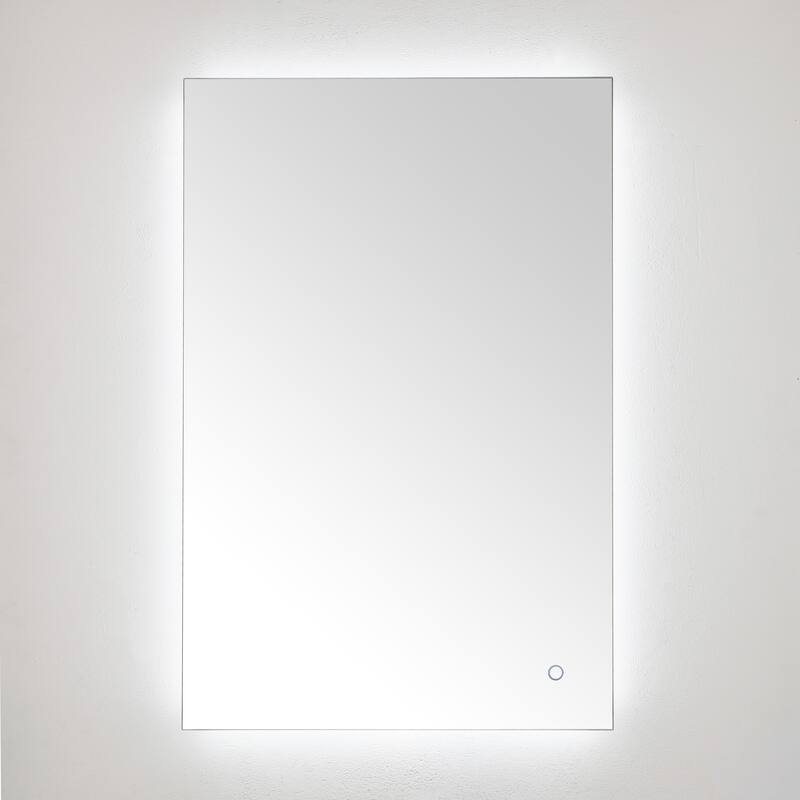 SAFAVIEH Mandi 24" Led Vanity Mirror - Silver - 24Wx2Dx36H