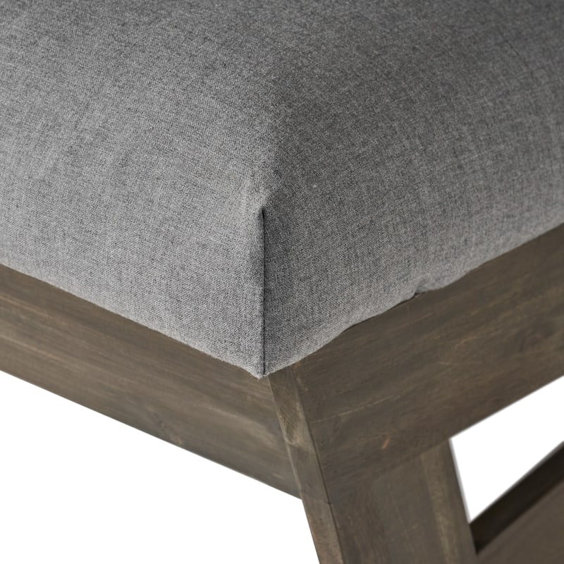 Sherwood Outdoor Acacia Wood Loveseat by Christopher Knight Home