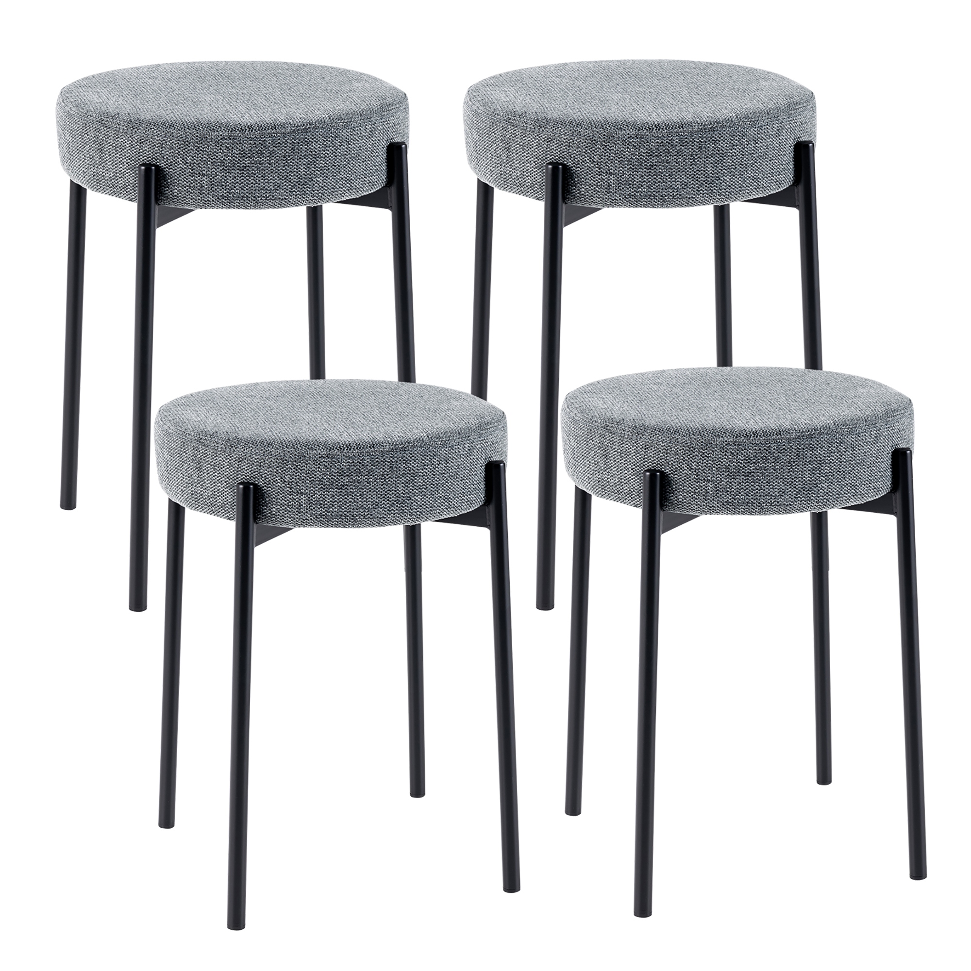 Set of 4 Stackable Stools 20