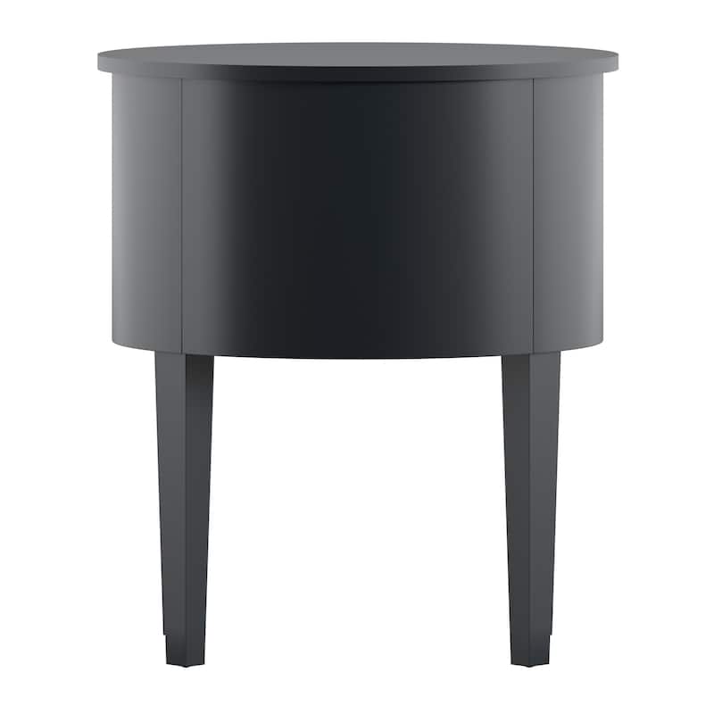 Aldine 2-drawer Oval Accent Table by iNSPIRE Q Bold