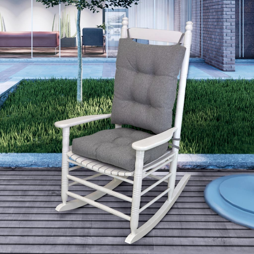 Klear Vu Outdoor Performance Fabric Rocking Chair Cushion Set