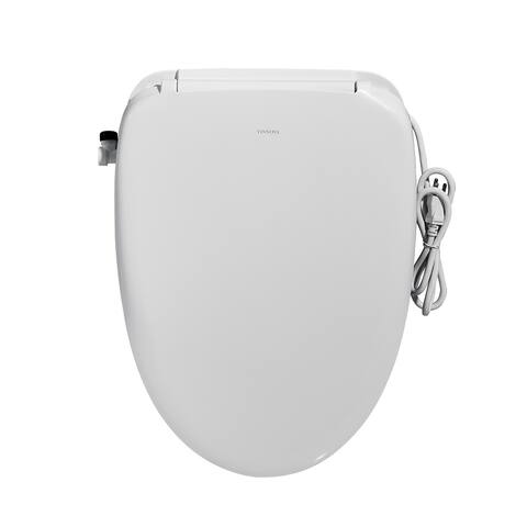 Teramo series Smart Bidet Toilet Seat in White with Remote Control and Nightlight