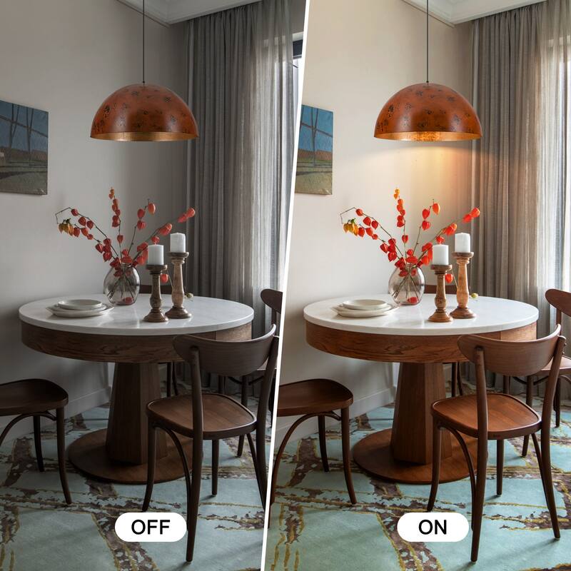 Industiral Metal Pendant Light Fixture Dome for Kitchen Island