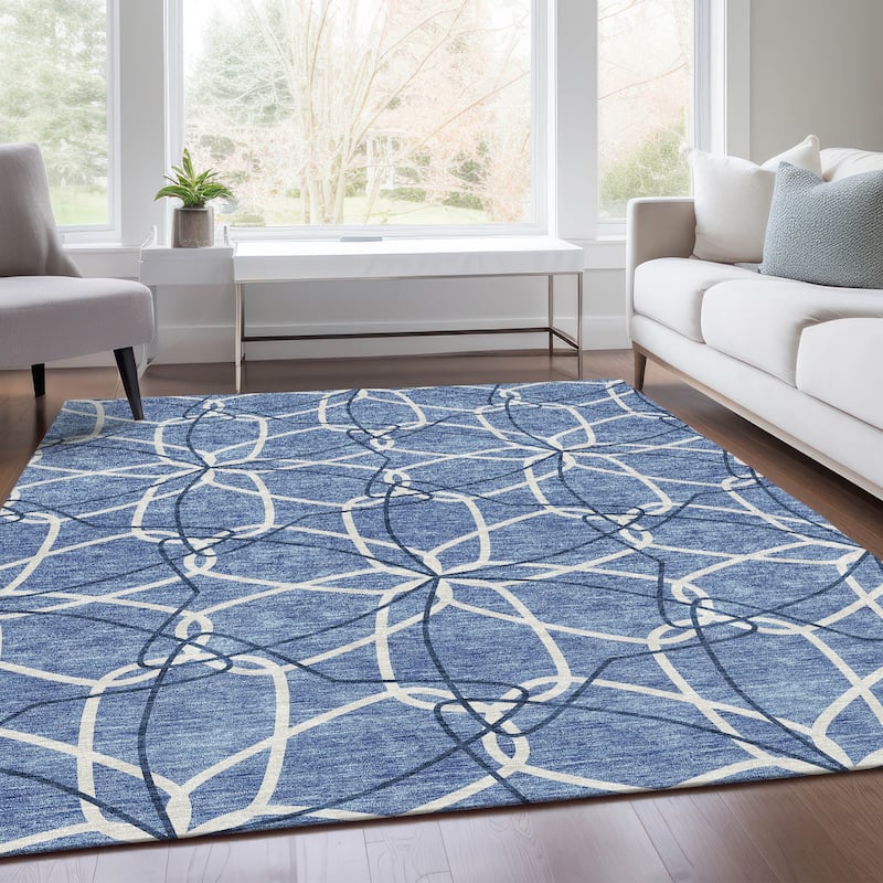 Premium Washable Super Soft Modern Floral Mayfield Rug