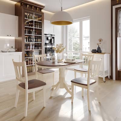 5 Piece Dillon Extendable Oval Dining Set
