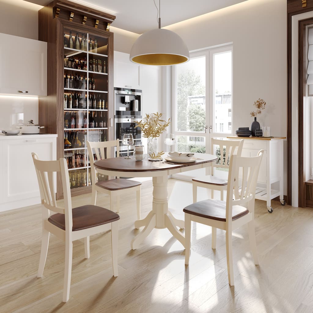 5 Piece Dillon Extendable Oval Dining Set