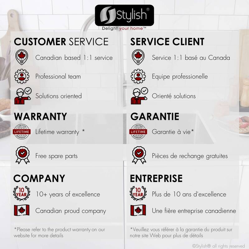 Undermount 33" Double-Bowl Stainless Steel Kitchen Sink S-322XG - 33" x 18" x 10"