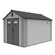 preview thumbnail 3 of 34, Domi Outdoor Resin Storage Shed, Waterproof Plastic Garden Shed with Lockable Door, Windows & Vents, Outside Tool Storage Shed