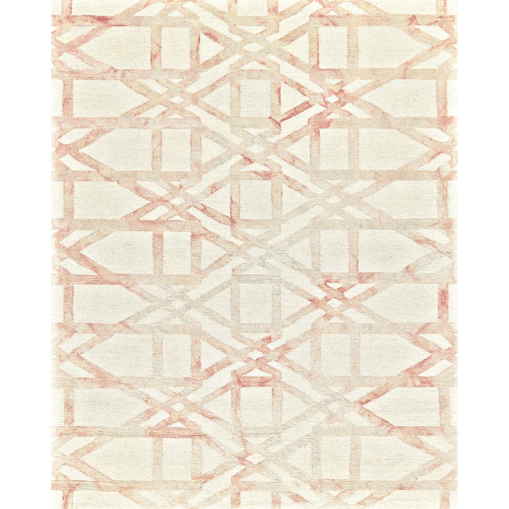 Feizy FZRG12451 Matteo 8' x 11' Wool Hand Tufted Geometric Rectangular