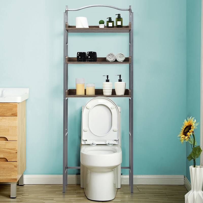 Costway 3-Tier Over-The-Toilet Bathroom Spacesaver Storage Rack - See Details