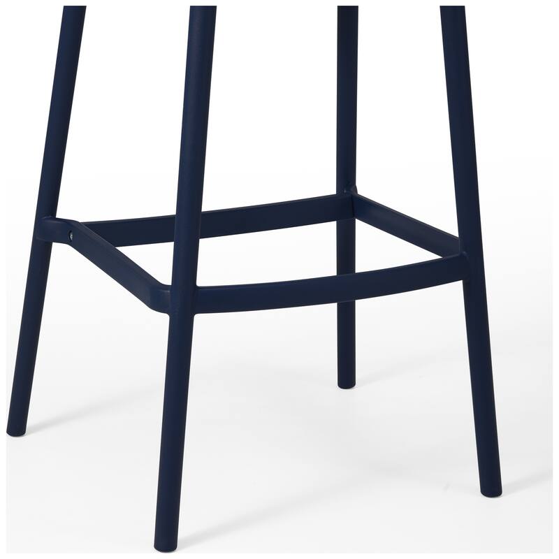 Frond and Form 29.5 Inch Outdoor Bar Stool (Set of 2)