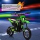 preview thumbnail 15 of 16, 24V Kids Electric Motorcycle, Pneumatic Tires, and Non-Slip Handle