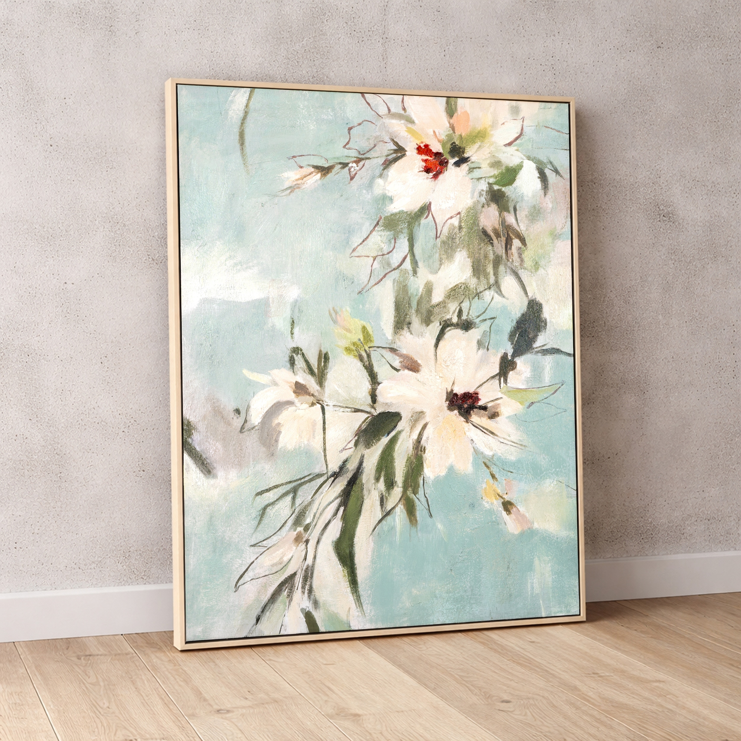 Floral Dance, Hand Painted Canvas