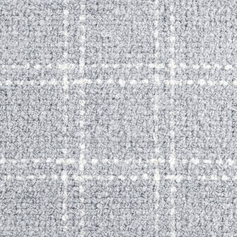 Bradbury Solid Wool Blend Area Rug by Kosas Home - Pearl Gray - 5x8