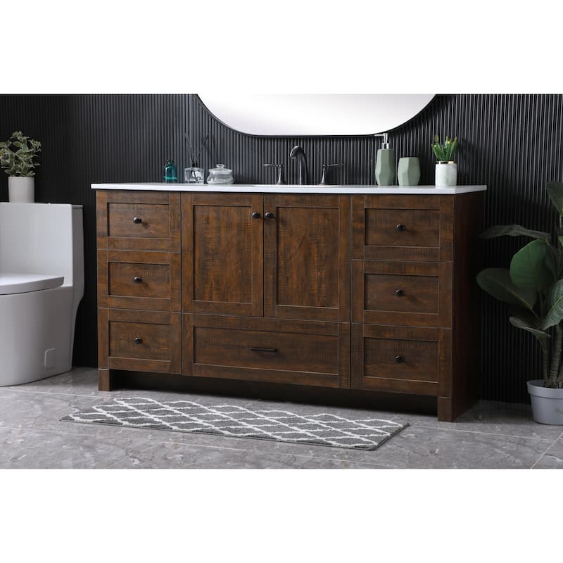 Fresco 48 - 60 Inch Single Bathroom Vanity - 60 Inches - Expresso