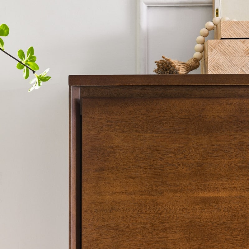 Accent Sideboard Buffet Cabinet with Outlet Holes for Ample Storage in Living Room and Entryway