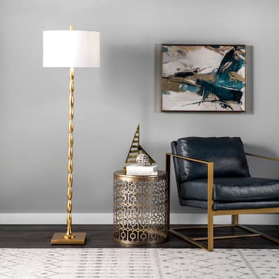 Nuloom Andria 65" Iron Floor Lamp - 17"W x 17"D x 65"H