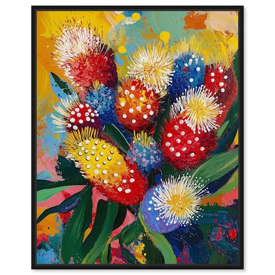 Vivid Flora II Canvas by Art Remedy