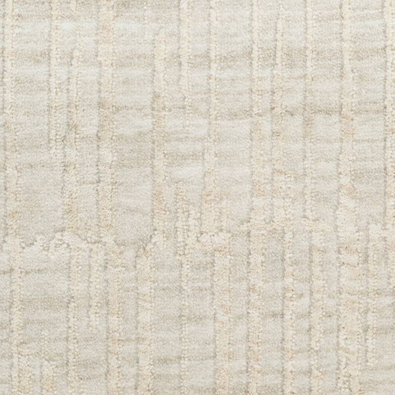 Calvin Klein CK079 Notes Indoor only Grey Abstract Area Rug - Silver/Ivory - 5' 3" x 7' 3" - Rectangle