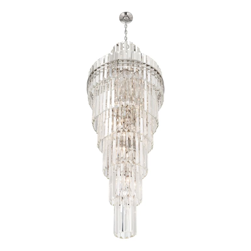 Crystorama Lighting Group HAY-1419 Hayes 31 Light 24" Wide Crystal
