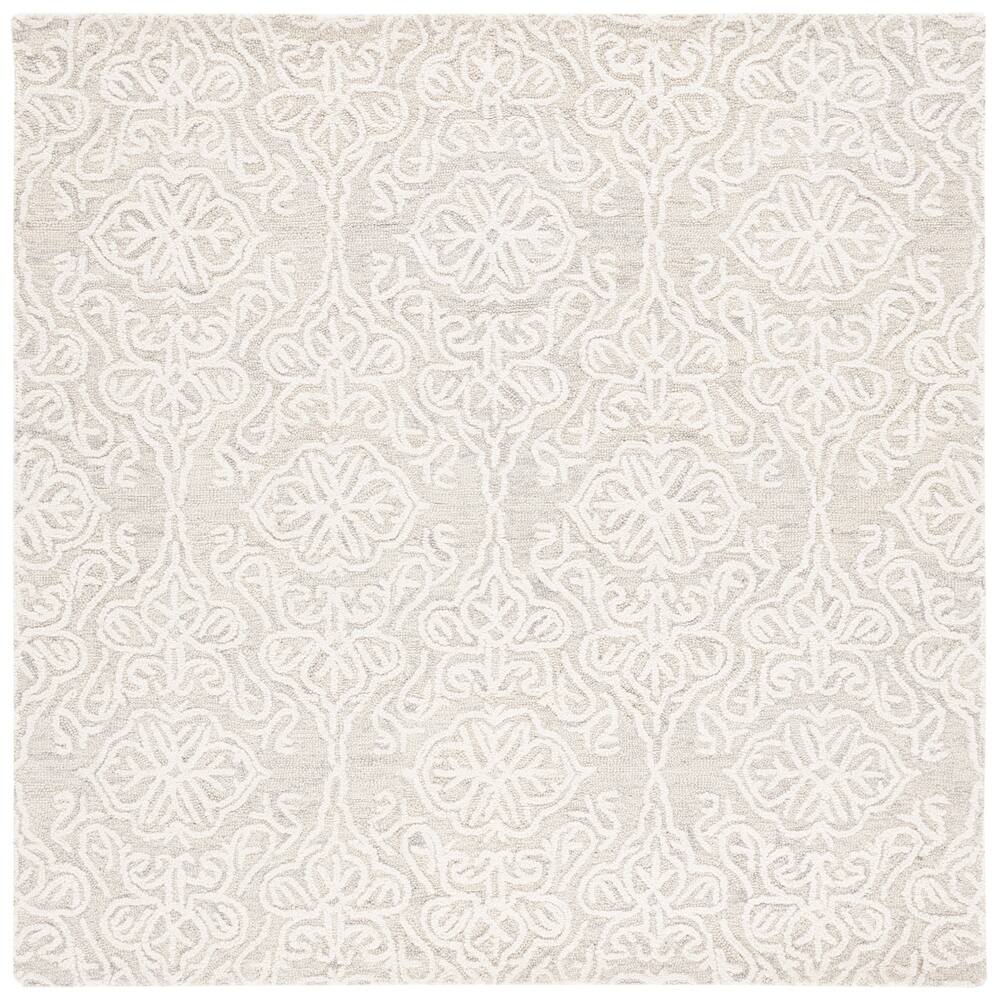 SAFAVIEH Handmade Blossom Cateluta Modern Floral Wool Rug