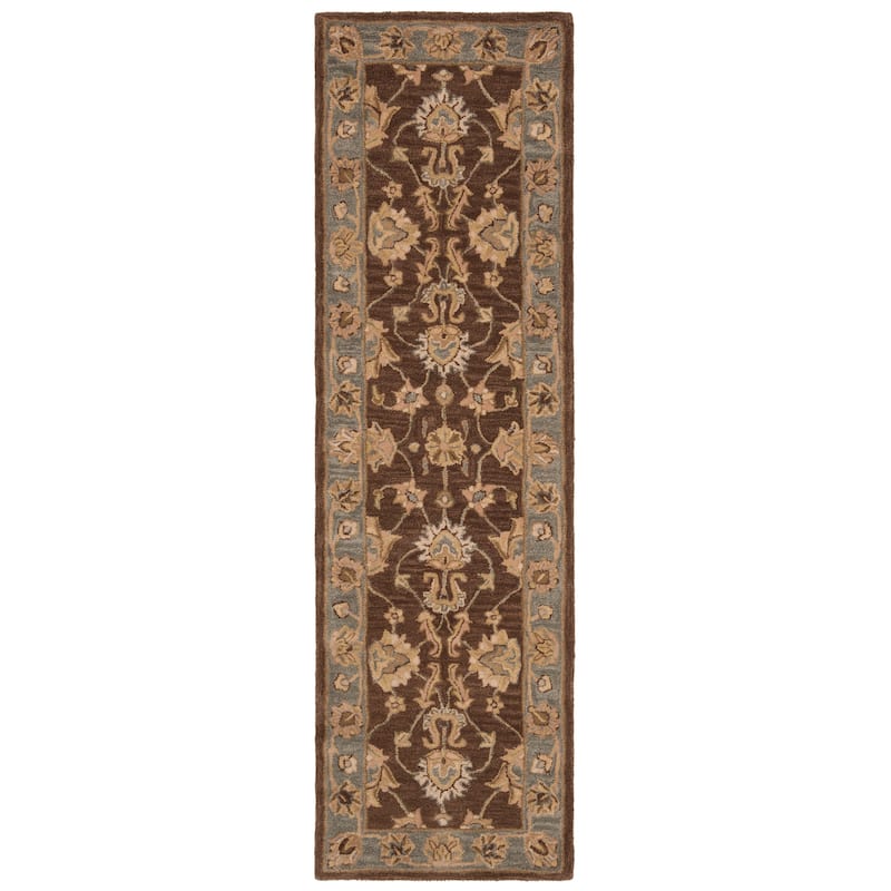 SAFAVIEH Handmade Heritage Kimono Traditional Oriental Wool Rug