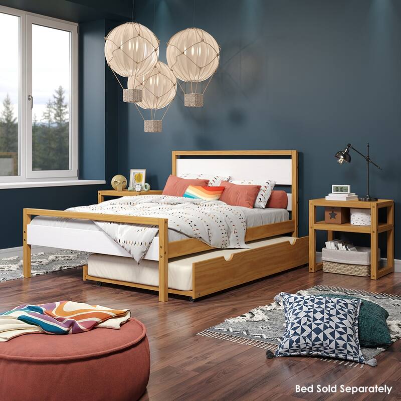P'kolino Quadra Full Bed - White and Natural