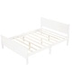 preview thumbnail 3 of 97, Wood Frame Platform Bed with Curved Headboard and Footboard