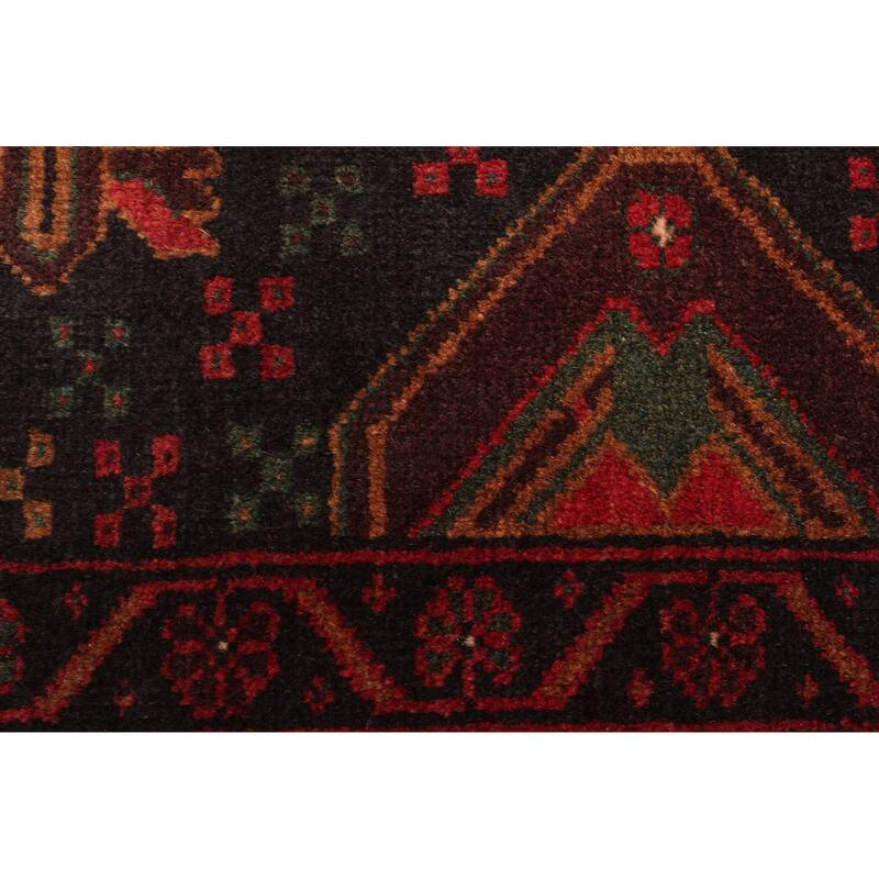 ECARPETGALLERY Hand-knotted Teimani Black Wool Rug - 3'6 x 6'6