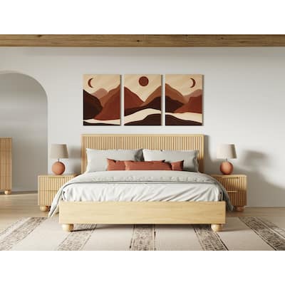 Modrest Winters Modern Natural Oak Bed