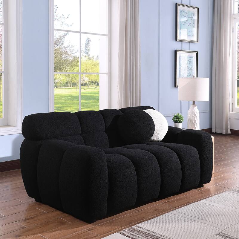Modern ergonomic marshmallow sofa for living room