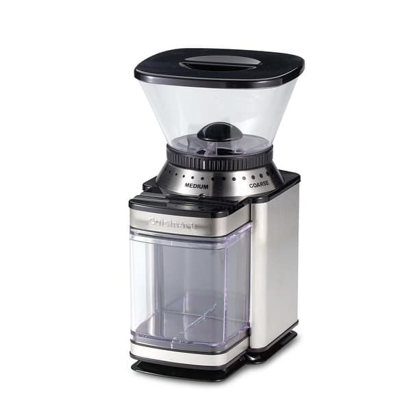 Mr. Coffee Automatic Burr Mill Grinder, Stainless Steel/Black