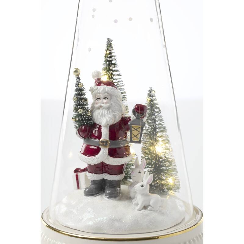Lenox Merry & Magical Lit Santa with Lantern Figurine
