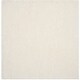 preview thumbnail 84 of 86, SAFAVIEH Bahija Handmade Luxe Shaggy 3 inch-thick Area Rug 6' x 6' Square - Ivory