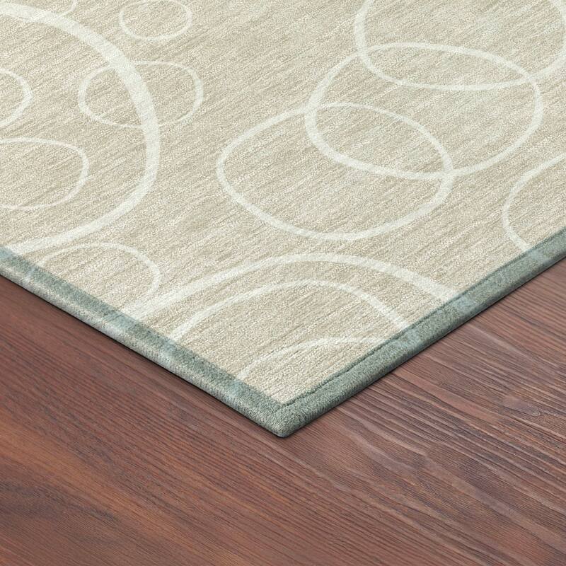 Machine Washable Indoor/ Outdoor Contemporary Nexus Chantille Rug