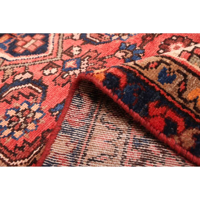 ECARPETGALLERY Hand-knotted Andelz Light Red Wool Rug - 2'11 x 9'3