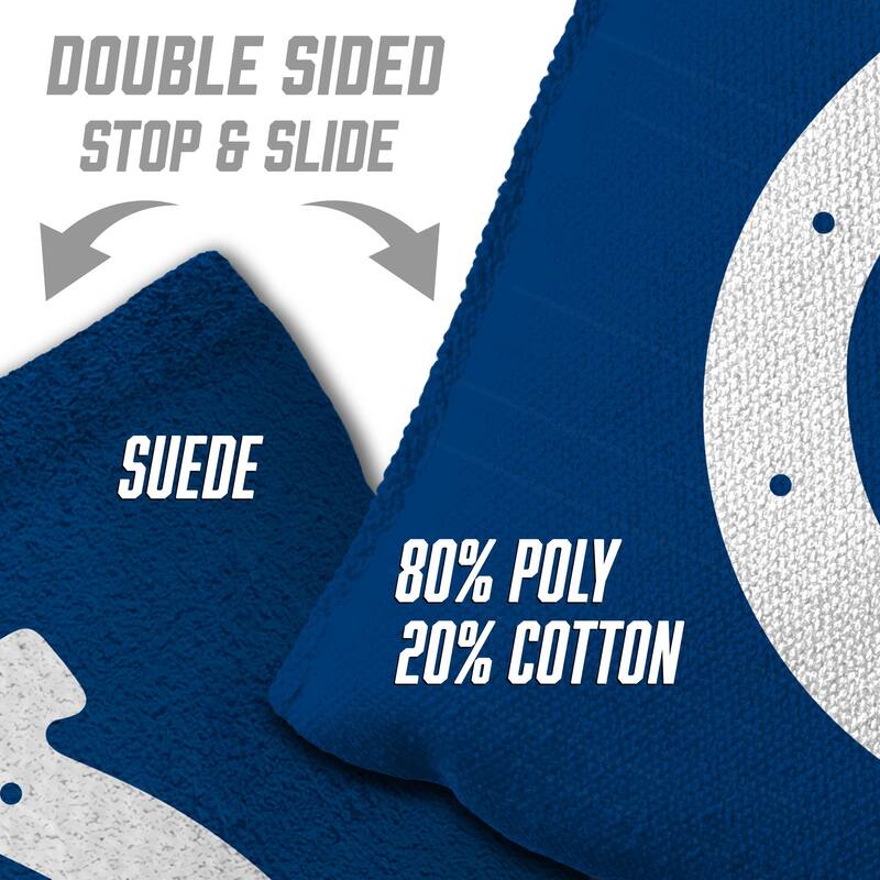 Indianapolis Colts NFL Dual Sided Pro Stop & Slide Cornhole Bags