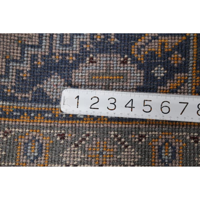 Geometric Viss Indian Accent Rug Handmade Foyer Wool Carpet - 3'0"x 5'3"