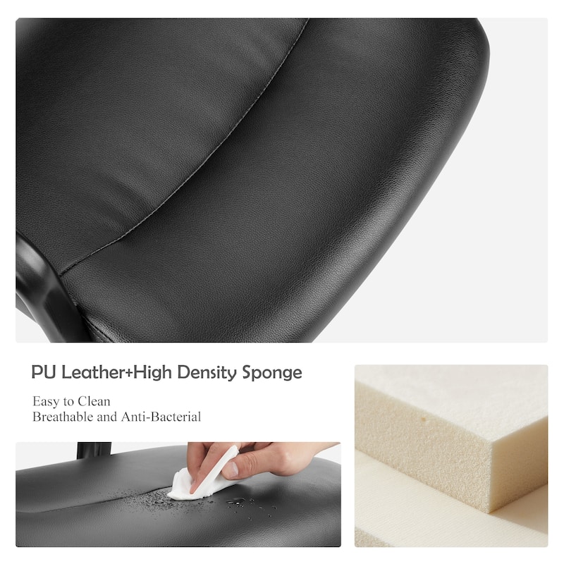 Stationary Office Seating with Padded Arms