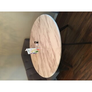 Carson Carrington Tornio 42-inch Round Dining Table - Brown