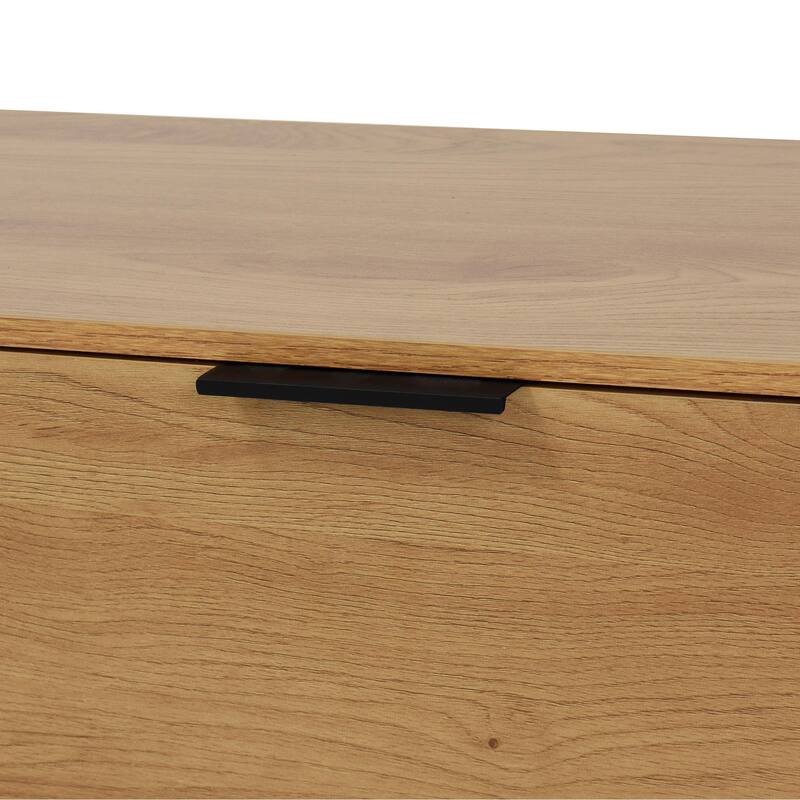 Wooden Sideboard Buffet Cabinet with Storage with 3 Drawers & 2 Doors