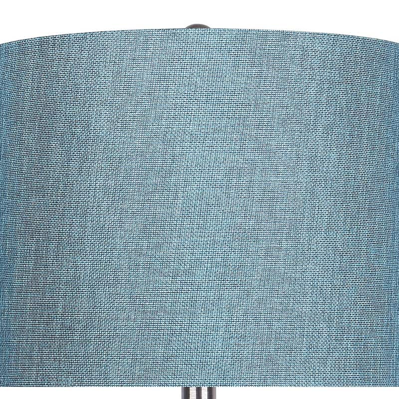 Porch & Den Bakkom 25 " Metal Table Lamp with USB Port (Set of 2)