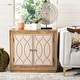 preview thumbnail 1 of 8, SAFAVIEH Yuna 2-Door Oak Storage Chest